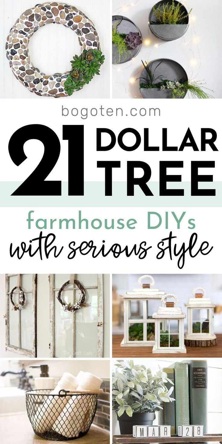 Dollar Tree Farmhouse DIYs They'll Think Cost a Fortune! | Dollar tree diy crafts, Dollar tree decor -   18 farmhouse decorations ideas