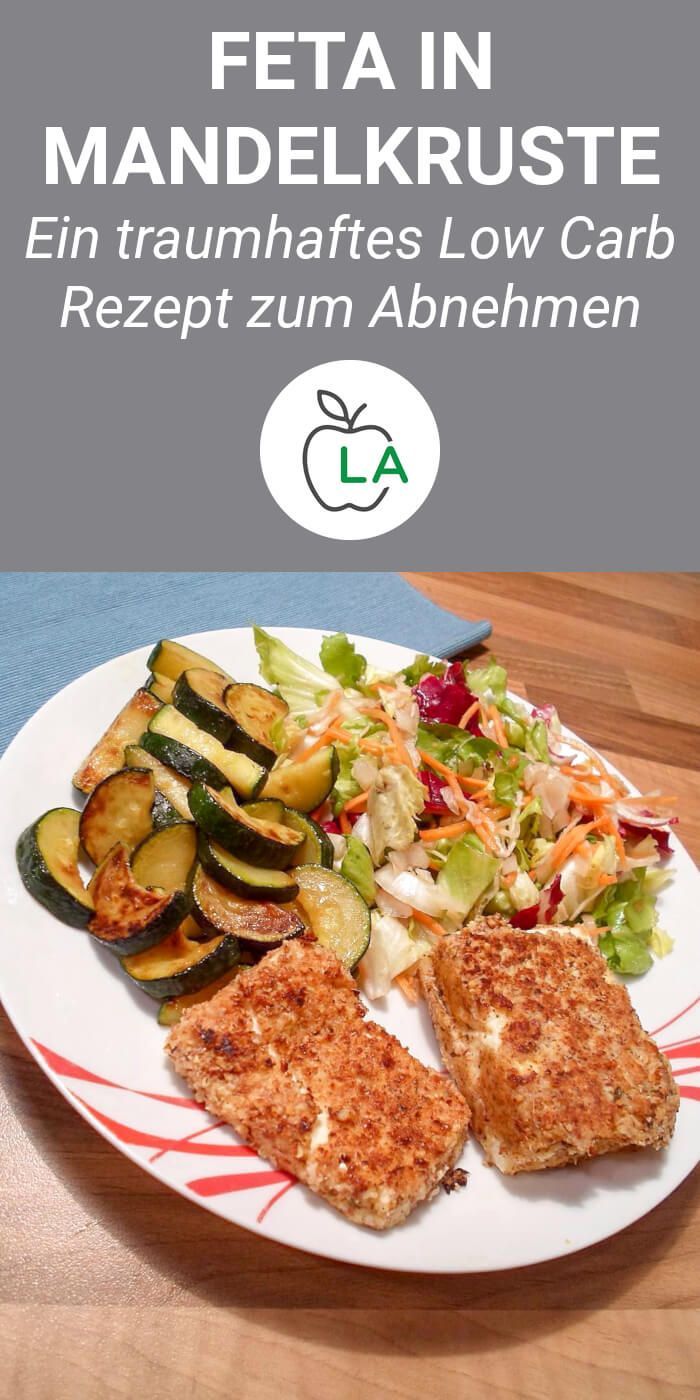 Feta in Mandelkruste - Vegetarisches und gesundes Low Carb Rezept -   18 fitness Food vegetarisch ideas