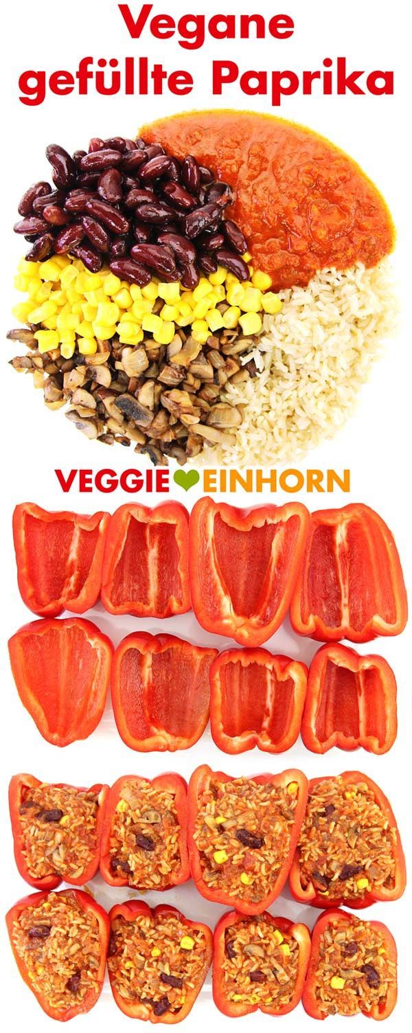 Vegane gef?llte Paprika -   18 fitness Food vegetarisch ideas