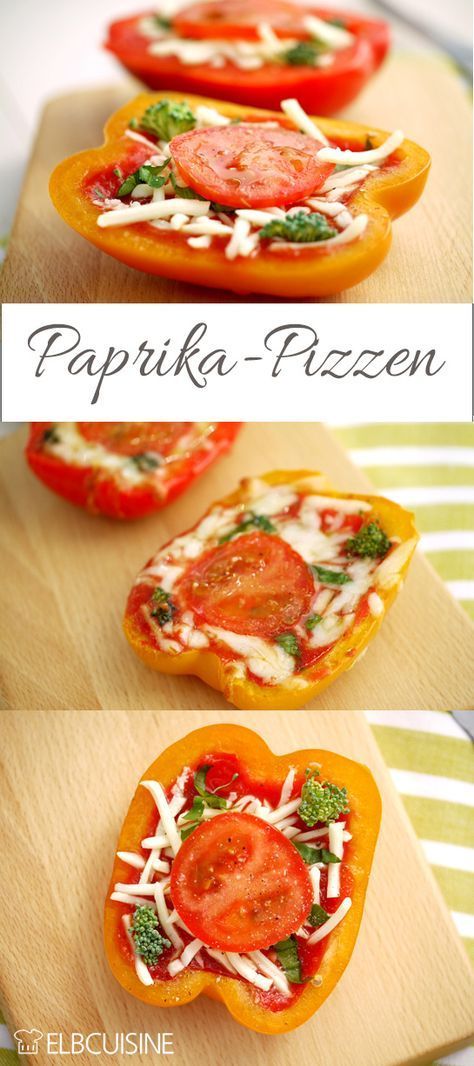 Fr?hlich bunte Paprika-Pizza – Fast Food in gesund -   18 fitness Food vegetarisch ideas