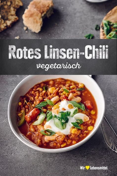Rotes Linsen-Chili - Rezept | EDEKA -   18 fitness Food vegetarisch ideas