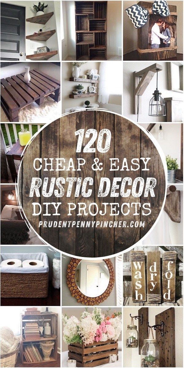120 Cheap and Easy Rustic DIY Home Decor -   18 home decor diy crafts bedrooms ideas