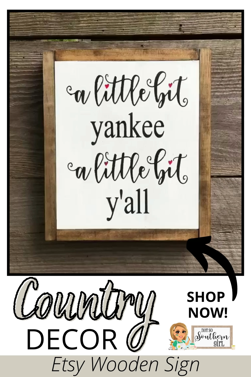 Country Decor - Etsy Wooden Sign -   18 home decor signs bedroom ideas