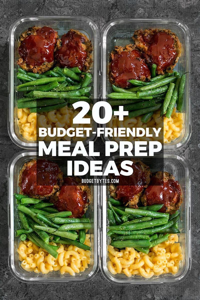 20+ Budget Friendly Meal Prep Ideas -   18 meal prep recipes for the week ideas