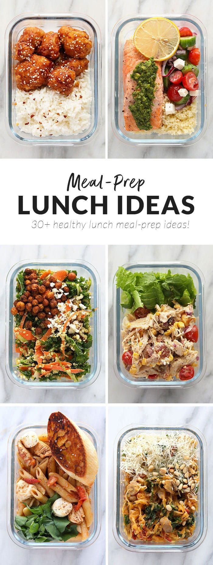 Delicious Healthy Lunch Ideas (30+ Meal Prep Ideas) - Fit Foodie Finds -   18 meal prep recipes for the week lunches ideas