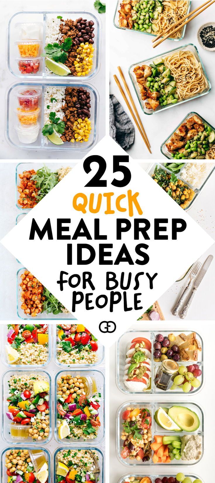 25 Healthy Meal Prep Ideas To Simplify Your Life -   18 meal prep recipes for the week lunches ideas