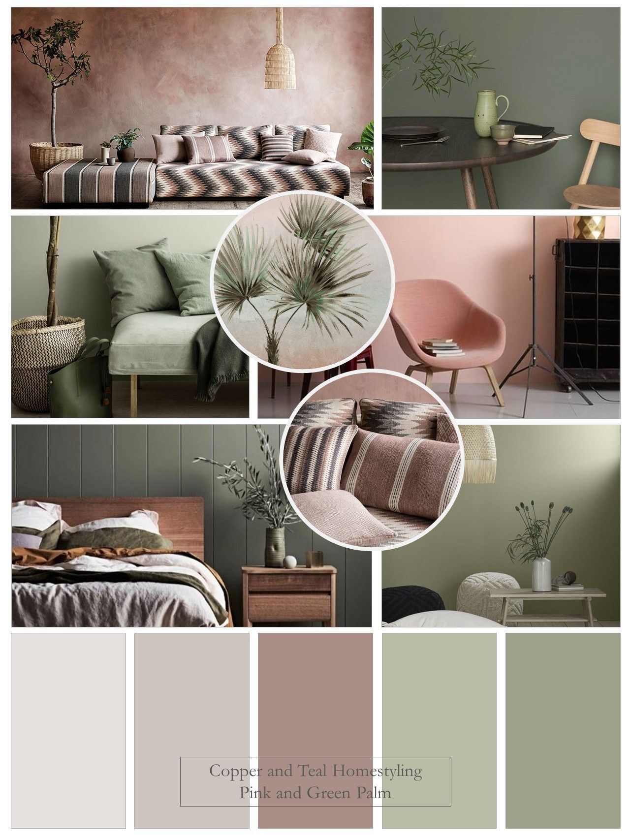 Farrow & Ball pink -   18 sage green bedroom colour palettes ideas