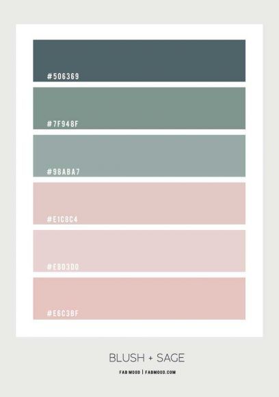 Green Sage and Mauve Pink Bedroom Color Palette -   18 sage green bedroom colour palettes ideas