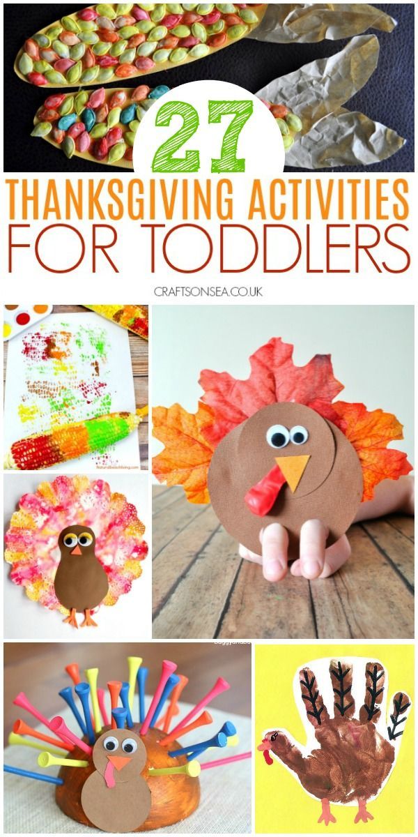 Easy and Fun Thanksgiving Activities for Toddlers -   18 thanksgiving crafts for kids toddlers ideas