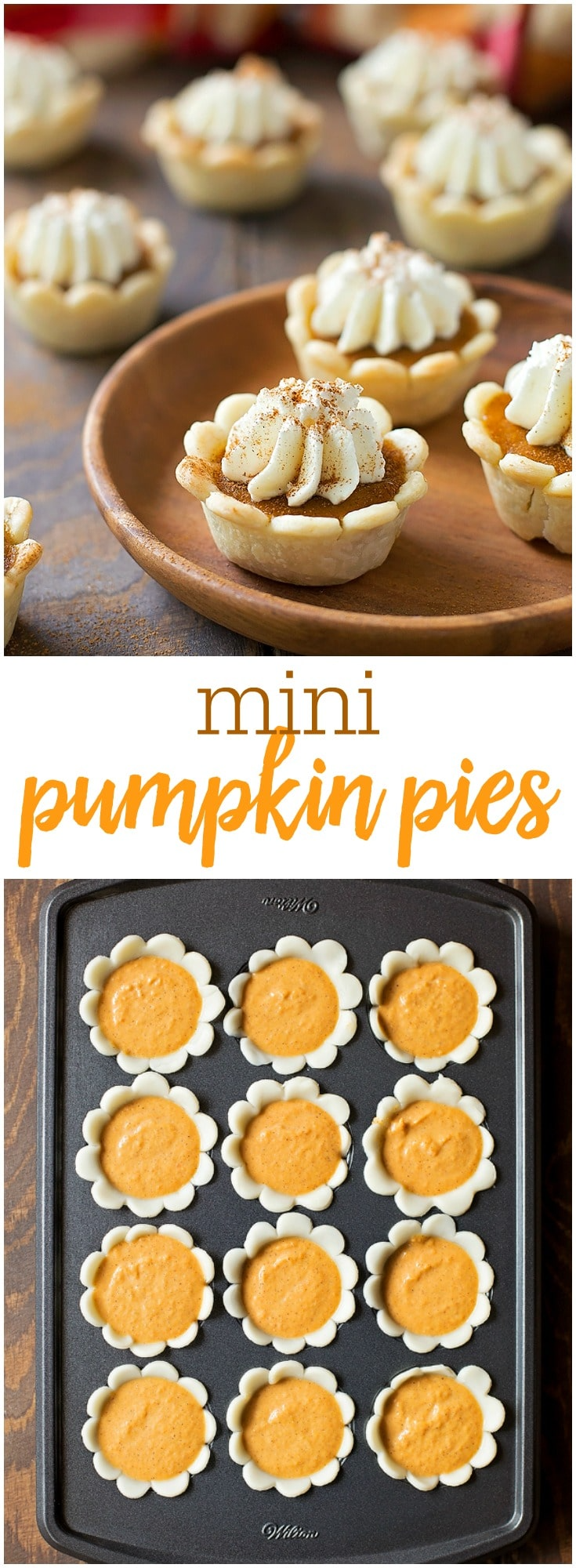 Mini Pumpkin Pies - Made in Just 15 Minutes! | Lil' Luna -   18 thanksgiving desserts pie minis ideas