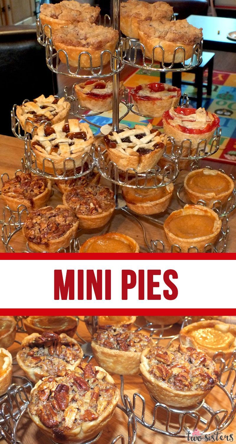 Mini Pies -   18 thanksgiving desserts pie minis ideas