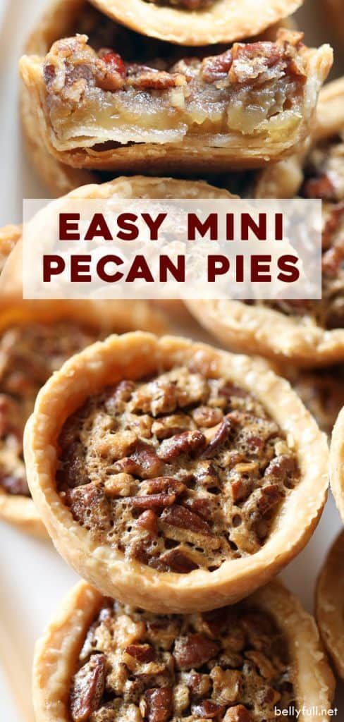 Mini Pecan Pies -   18 thanksgiving desserts pie minis ideas