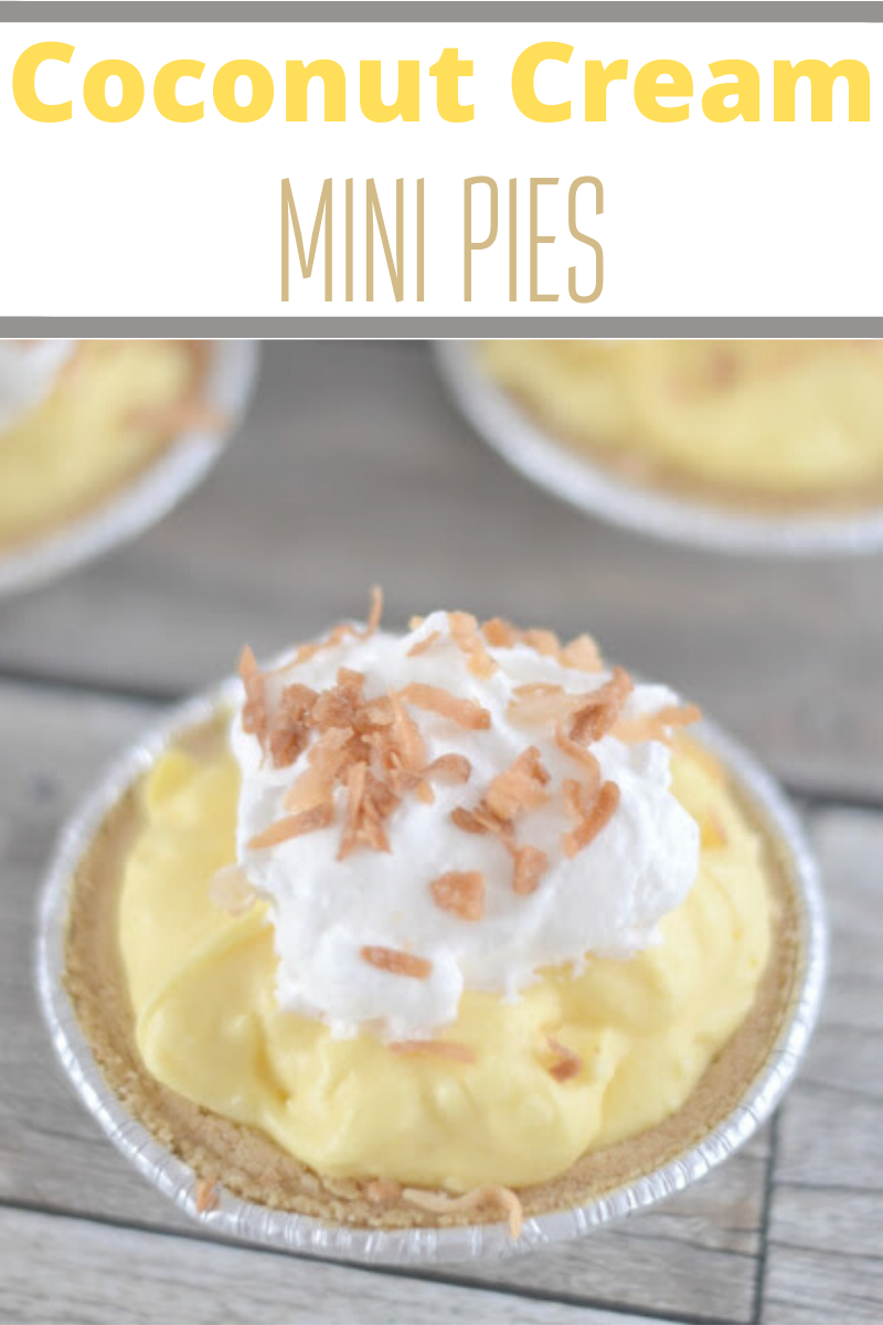 Easy Coconut Cream Mini Pies -   18 thanksgiving desserts pie minis ideas