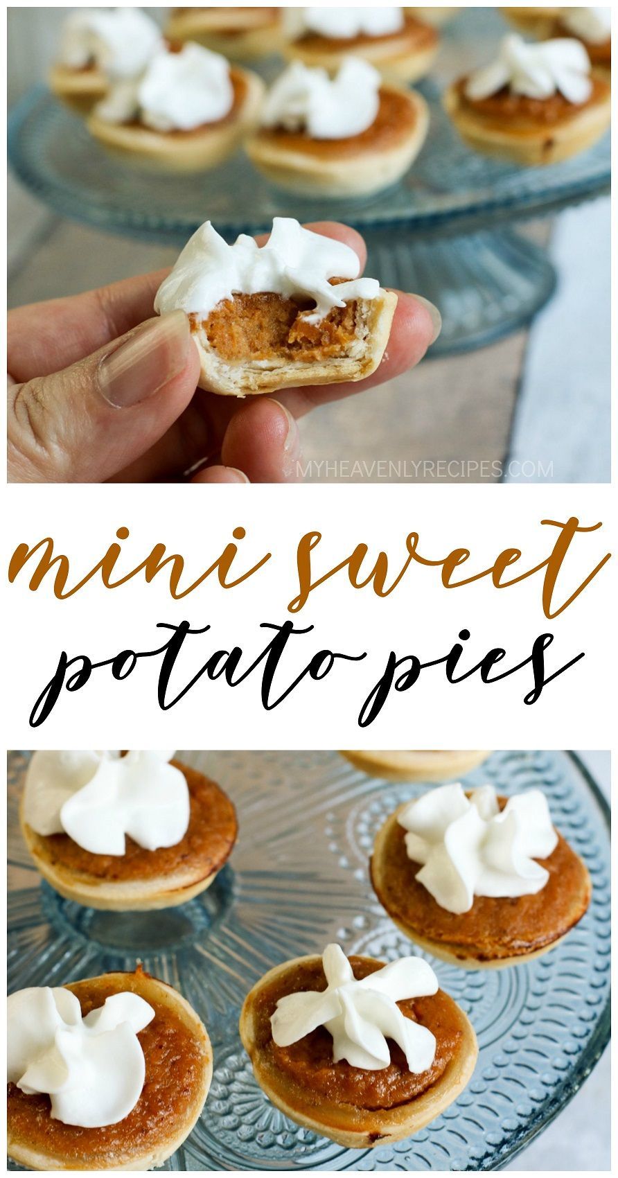 Mini Sweet Potato Pies -   18 thanksgiving desserts pie minis ideas