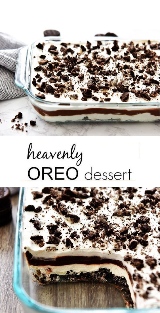 Heavenly Oreo Dessert -   18 thanksgiving recipes dessert chocolate ideas