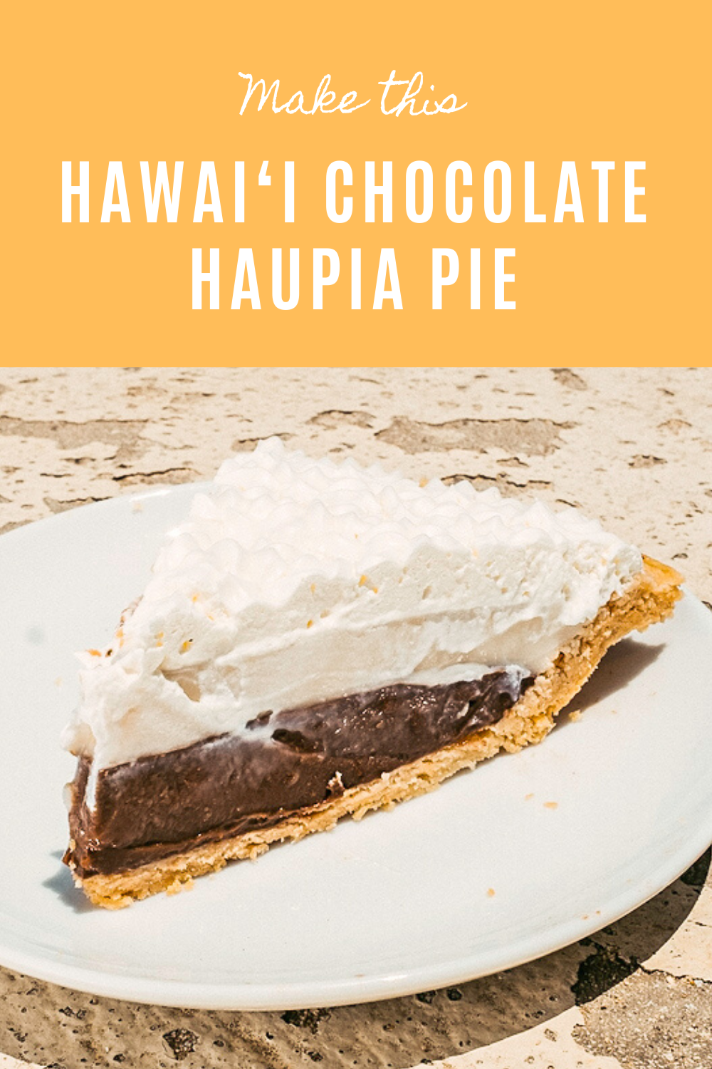 Recipe: How to make Hawaii Chocolate Haupia Pie -   18 thanksgiving recipes dessert chocolate ideas