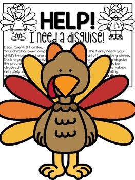 18 turkey disguise project template student ideas