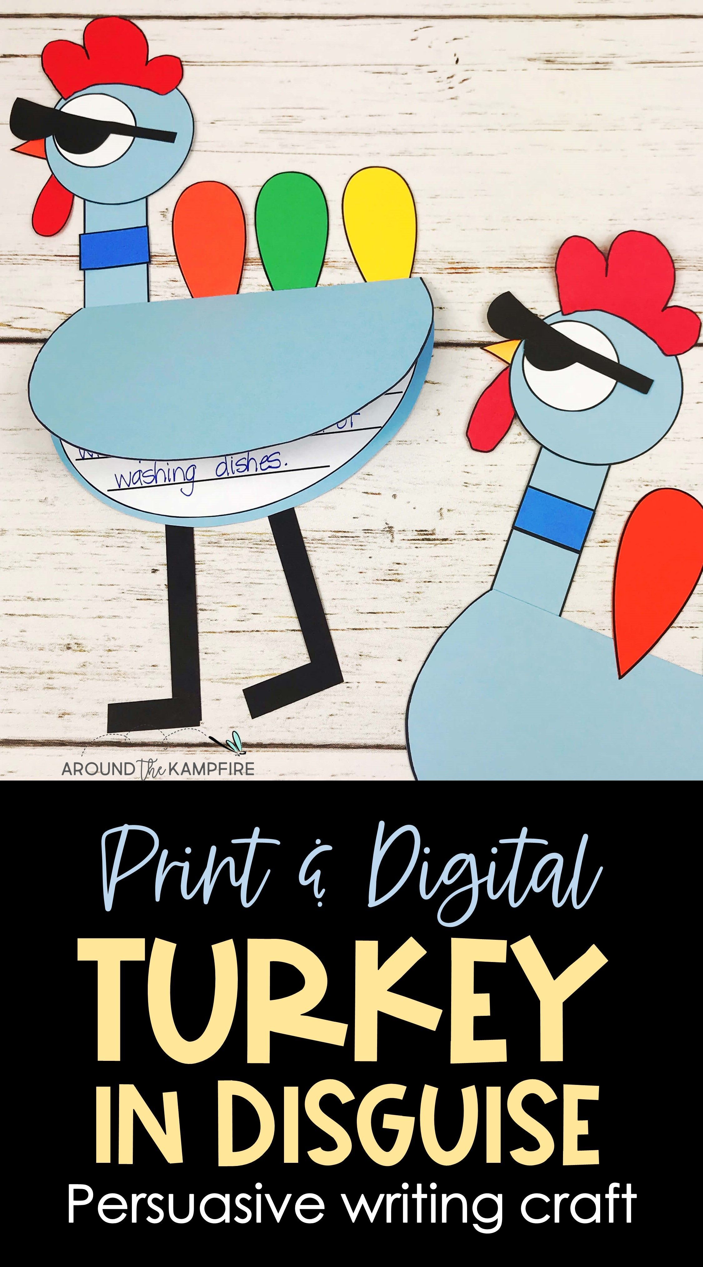 18 turkey disguise project template student ideas