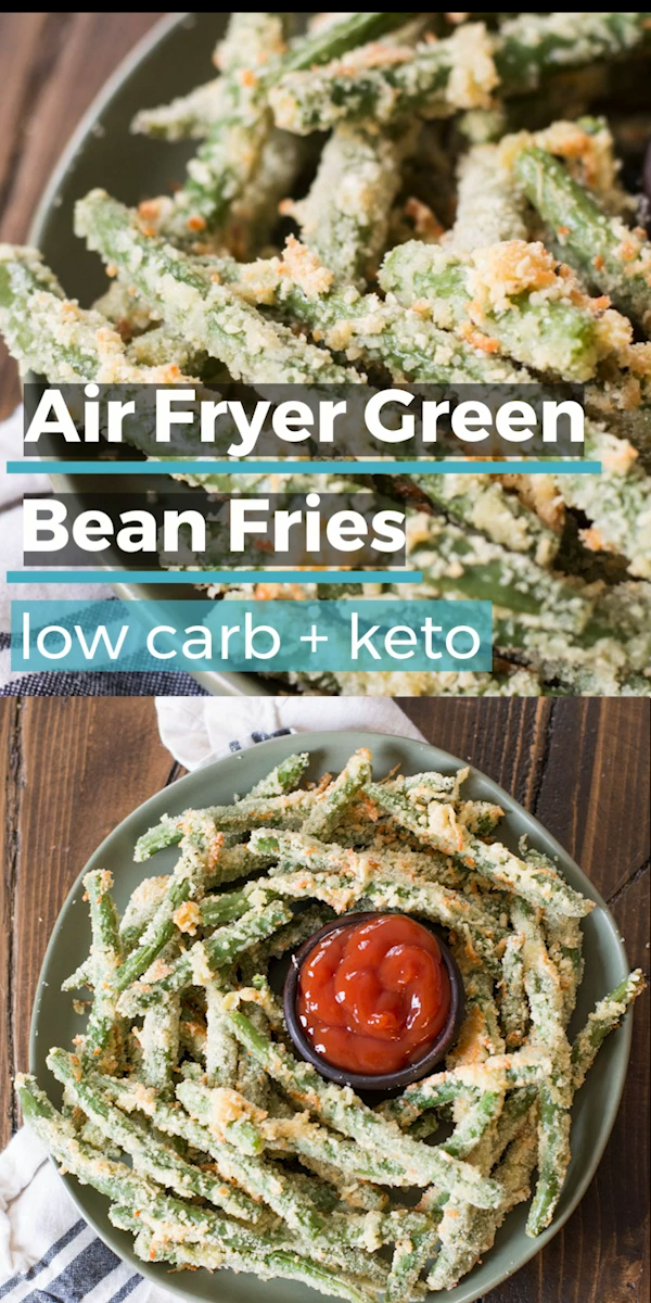 Air Fryer Green Bean Fries (low carb + keto) -   19 air fryer recipes easy snacks ideas