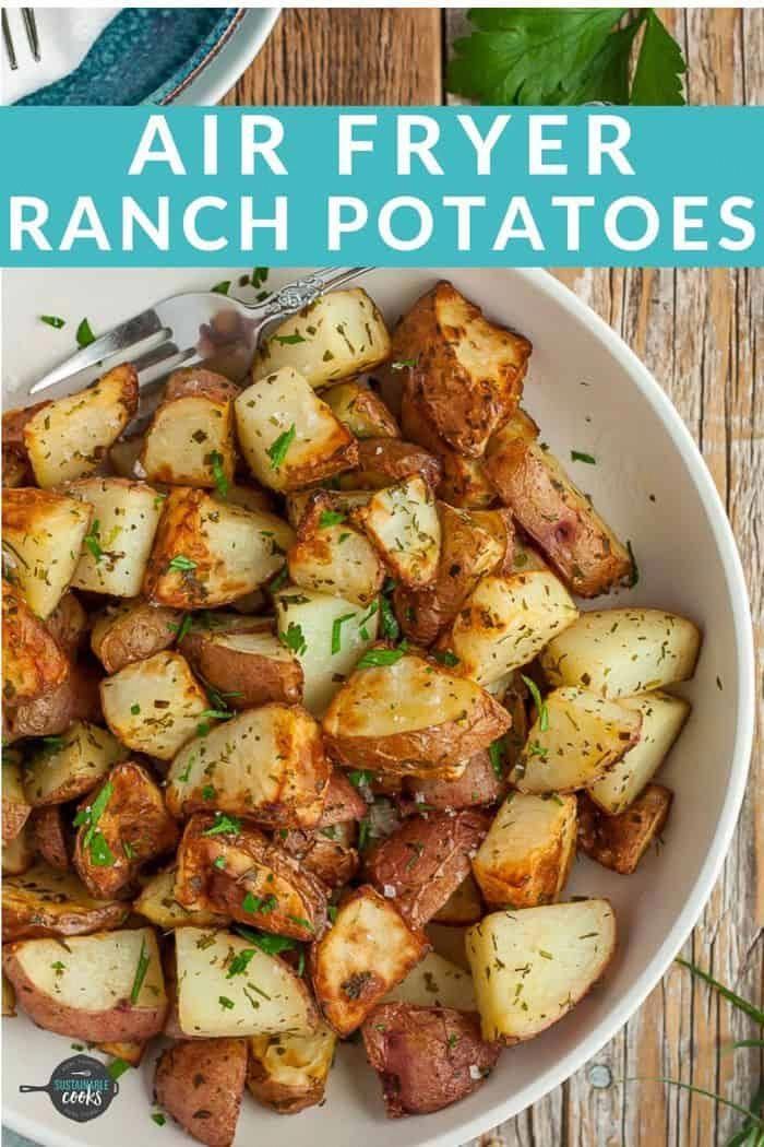 Crispy Ranch Air Fryer Potatoes -   19 air fryer recipes easy snacks ideas