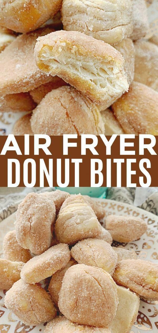 Air Fryer Donut Bites - Foodtastic Mom -   19 air fryer recipes easy snacks ideas