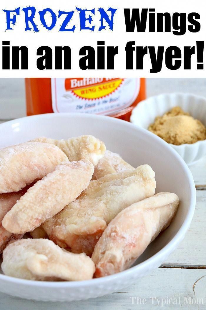 How to Make Frozen Chicken Wings in an Air Fryer = Game Changer! -   19 air fryer recipes easy snacks ideas
