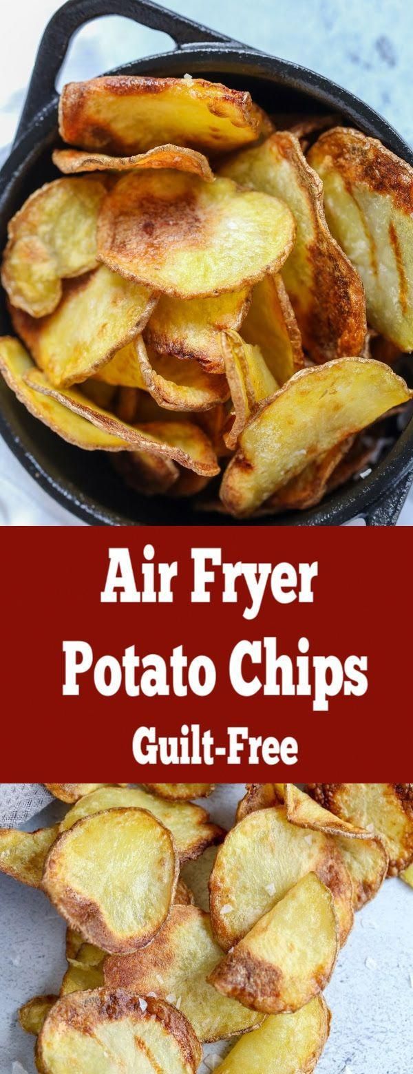 Air Fryer Potato Chips Recipe - Momsdish -   19 air fryer recipes easy snacks ideas