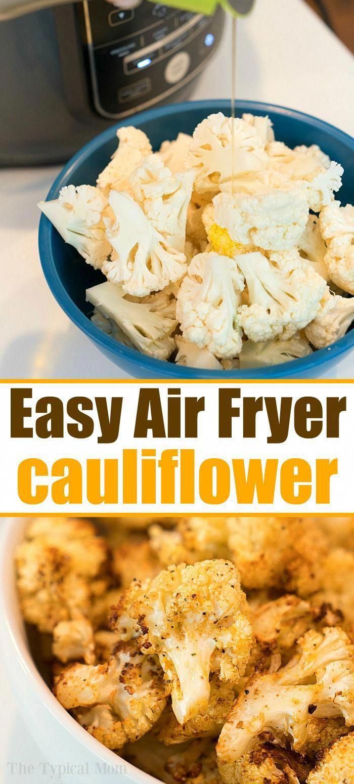 Low Carb Tender & Crispy Air Fryer Cauliflower -   19 air fryer recipes healthy low sodium ideas