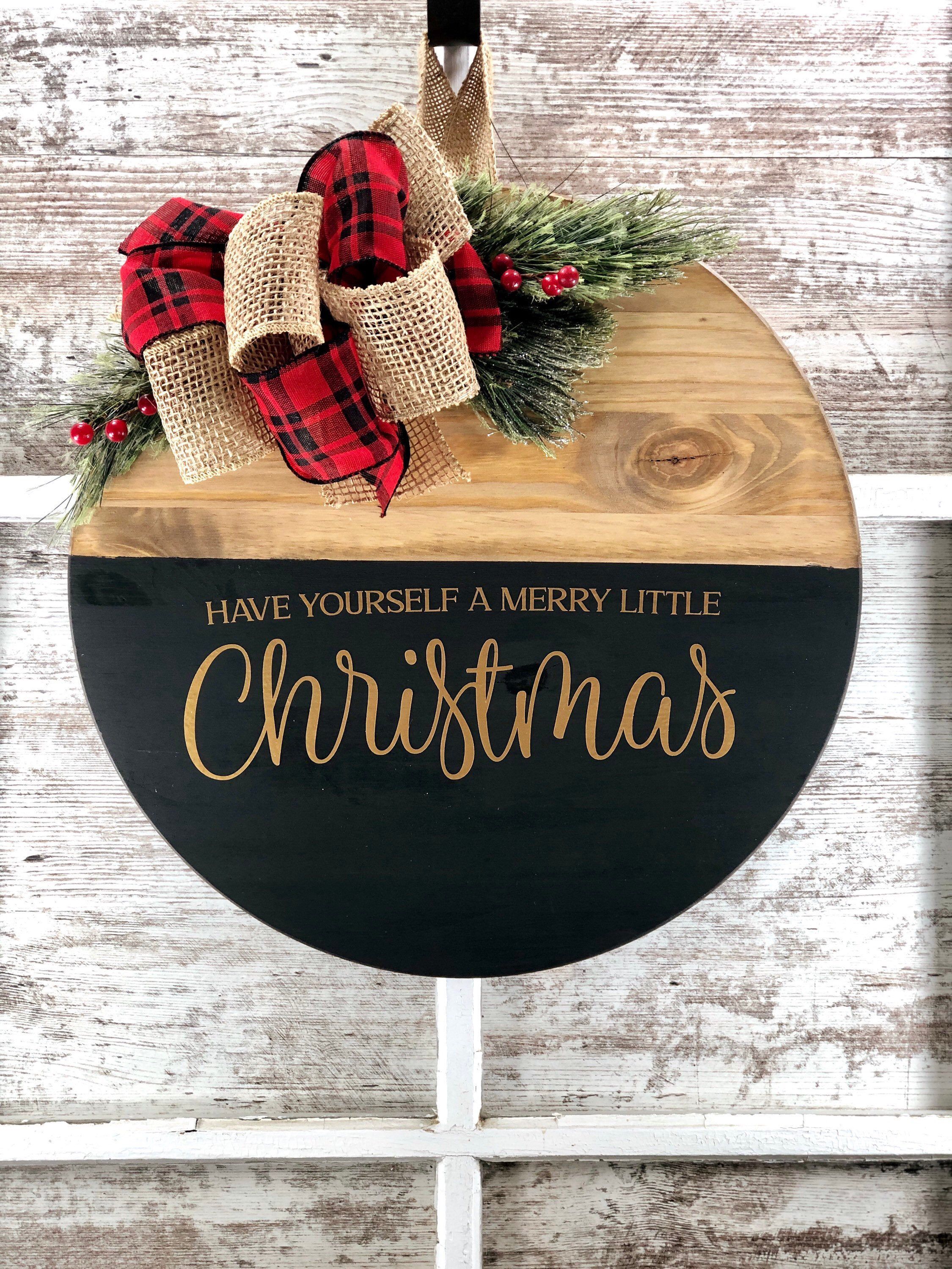 Holiday decor, Christmas, Christmas Gifts, Christmas Signs, Christmas Wreath, Door Hanger, Home Decor, Farmhouse Decor, Home, Wreath, Gift -   19 christmas ideas