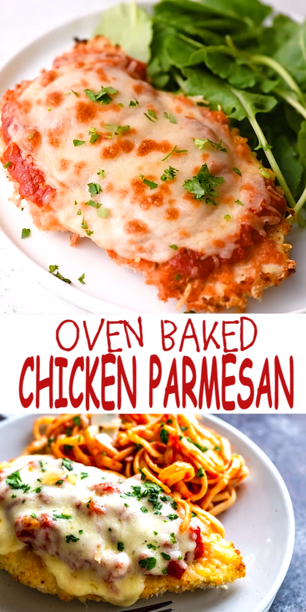 OVEN BAKED CHICKEN PARMESAN -   19 dinner recipes easy quick ideas
