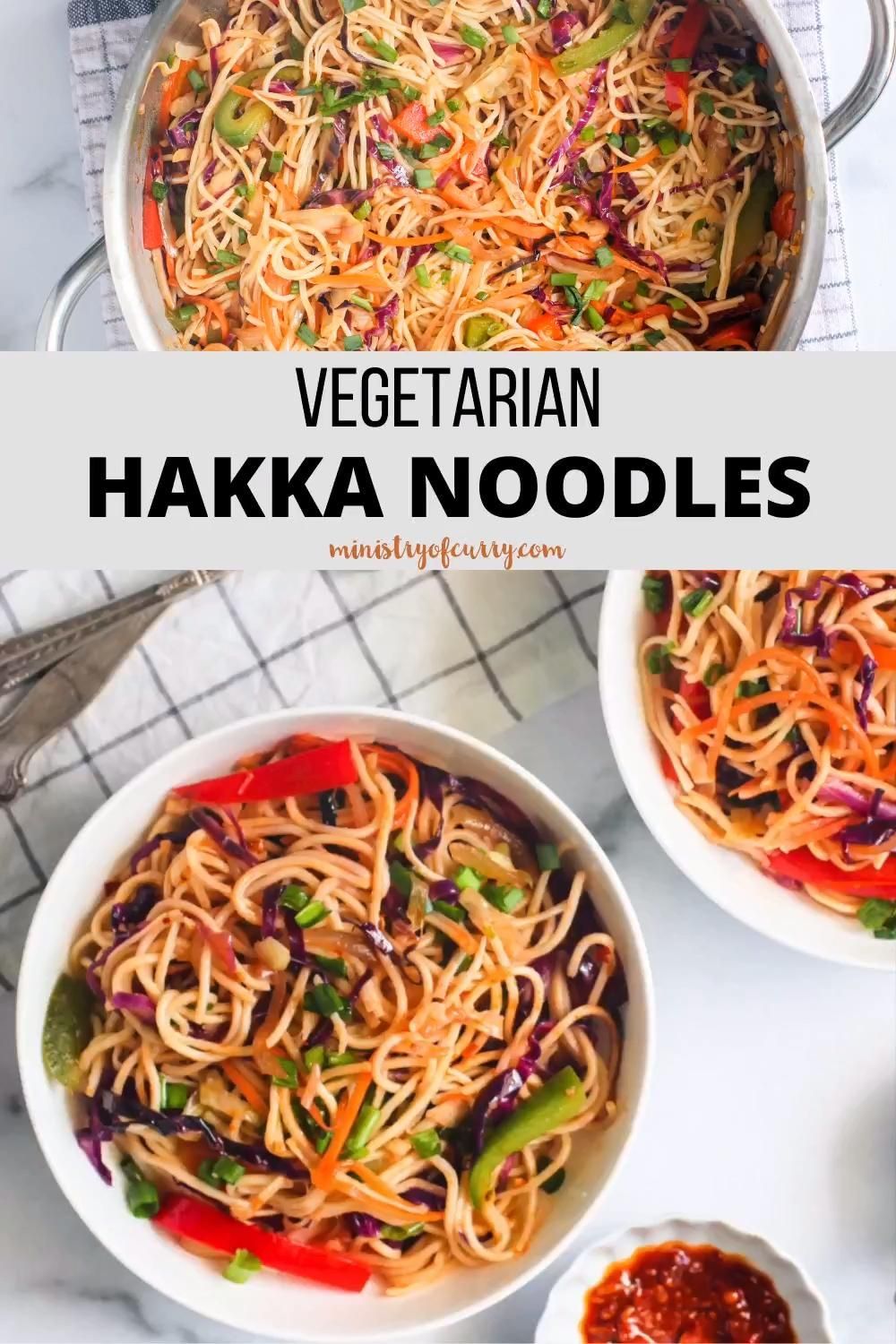 Hakka Noodles -   19 dinner recipes for family vegetarian ideas