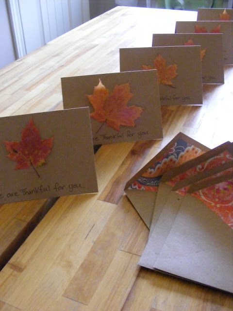 {SavourTheSeason} Day 4: Making Simple Thanksgiving Cards with Kids -   19 diy thanksgiving cards easy ideas