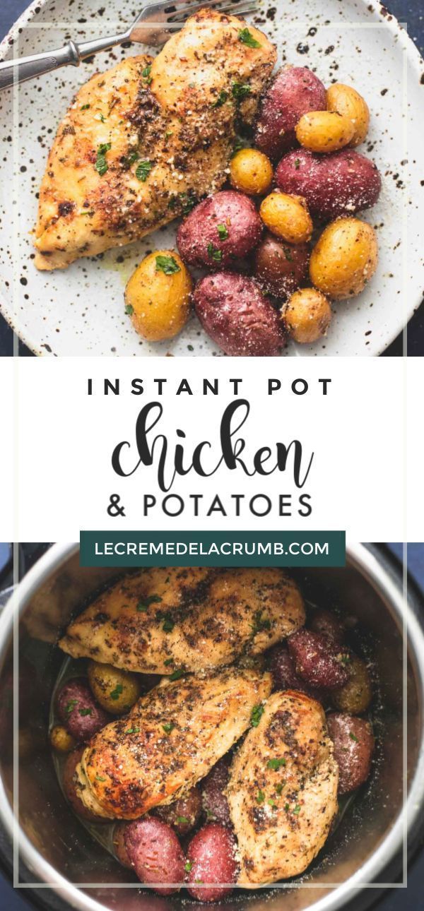 Instant Pot Chicken and Potatoes | Creme De La Crumb -   19 healthy instant pot recipes chicken easy ideas