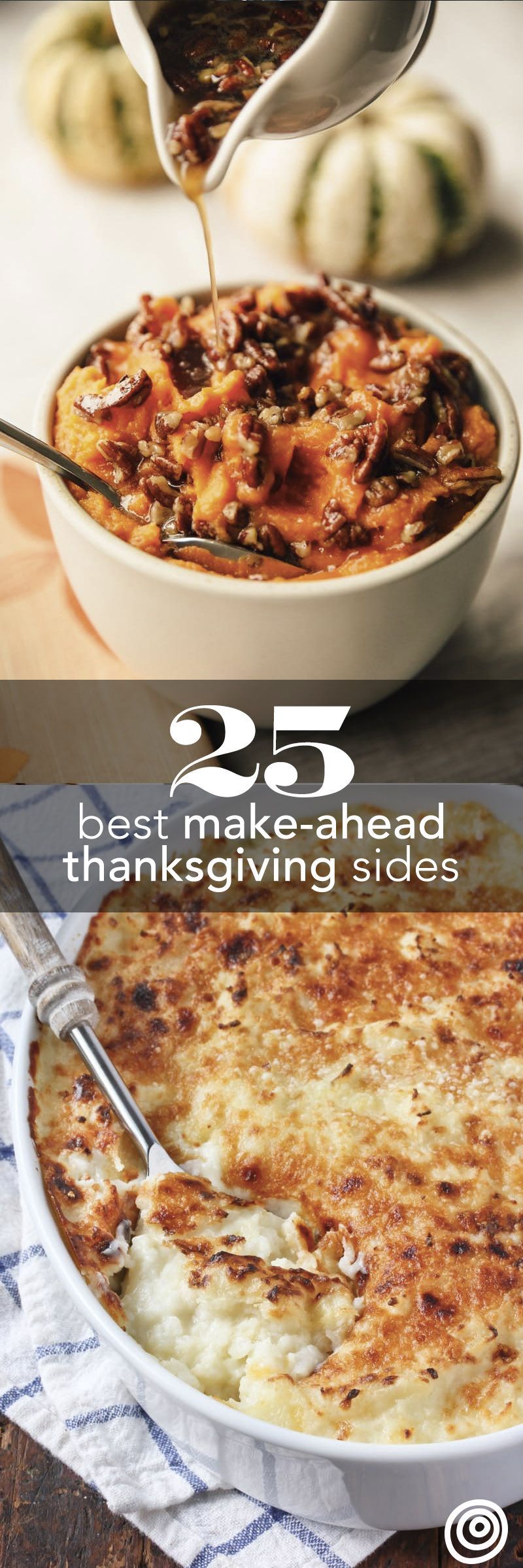 40+ Thanksgiving Side Dishes You Can Make Ahead of Time -   19 make ahead sides for thanksgiving ideas