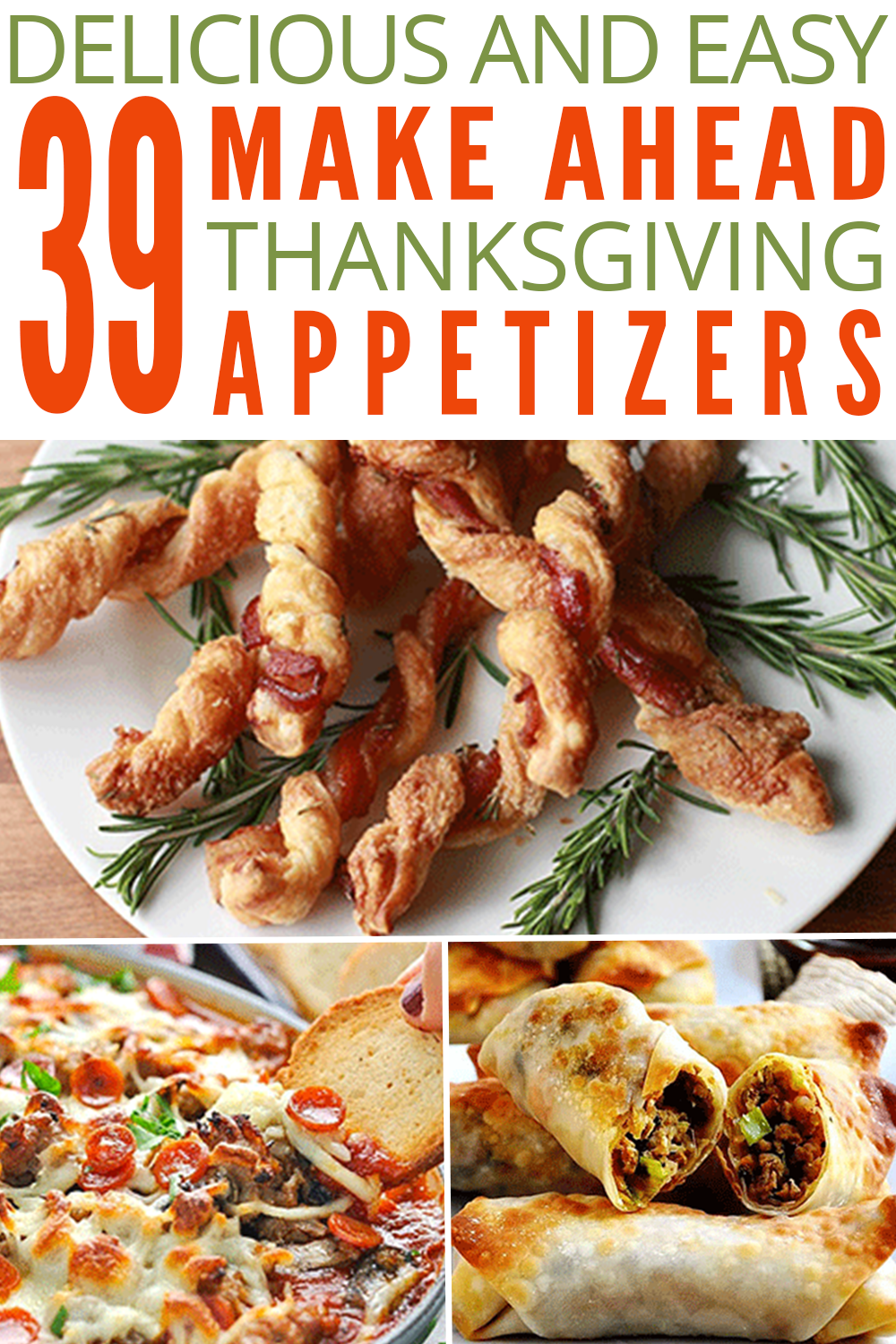 39 Easy and Delicious Make-Ahead Thanksgiving Appetizers | Edit + Nest -   19 thanksgiving appetizers make ahead ideas