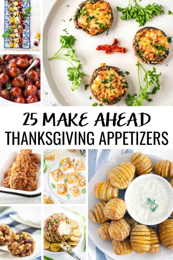 25 Make Ahead Thanksgiving Appetizers Ideas to Plan Ahead -   19 thanksgiving appetizers make ahead ideas