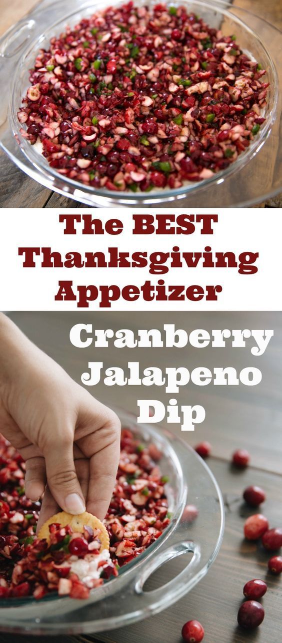 Cranberry Jalape?o Dip: The Most Addictive Holiday Appetizer -   19 thanksgiving appetizers make ahead ideas