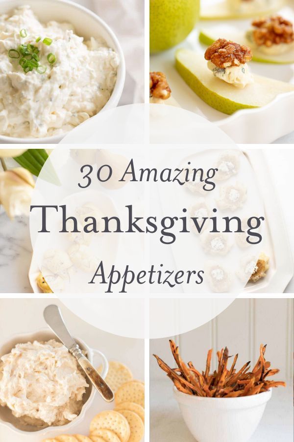 30 Amazing Thanksgiving Appetizers -   19 thanksgiving appetizers make ahead ideas