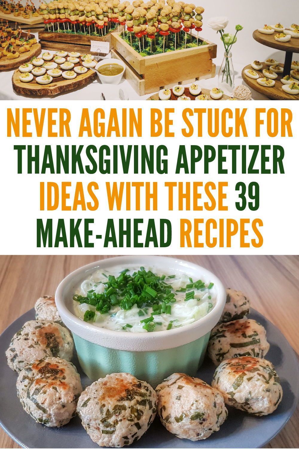 39 Easy and Delicious Make-Ahead Thanksgiving Appetizers -   19 thanksgiving appetizers make ahead ideas