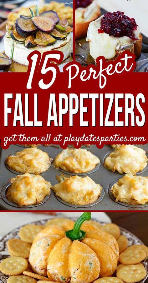 15 Killer Fall Appetizers for Crowd | Recipes You Need to Make -   19 thanksgiving appetizers make ahead ideas
