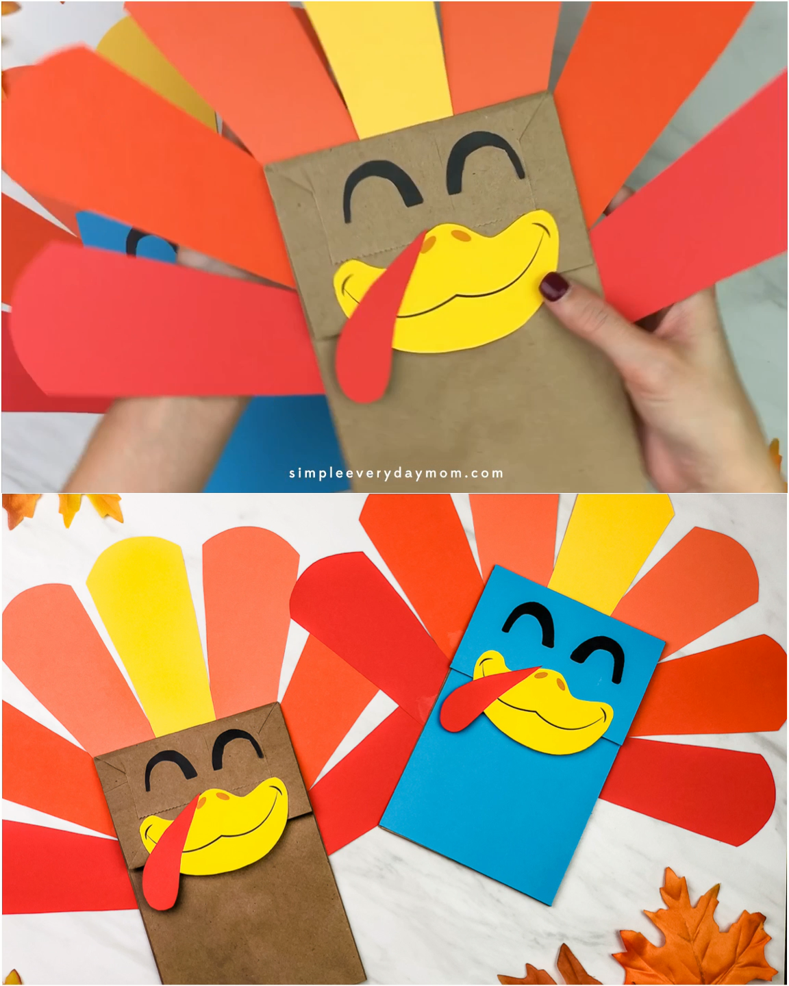Kraft Paper Bag Turkey Craft -   19 thanksgiving crafts for preschoolers fun ideas