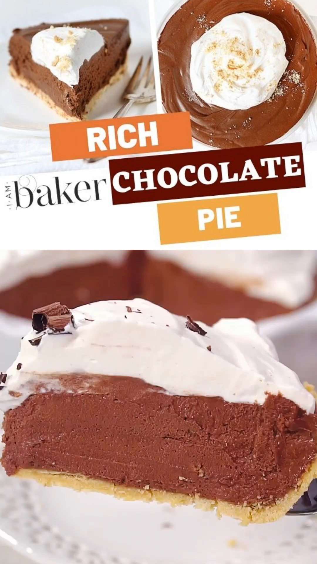 Rich Chocolate Pie -   19 thanksgiving desserts easy chocolate ideas