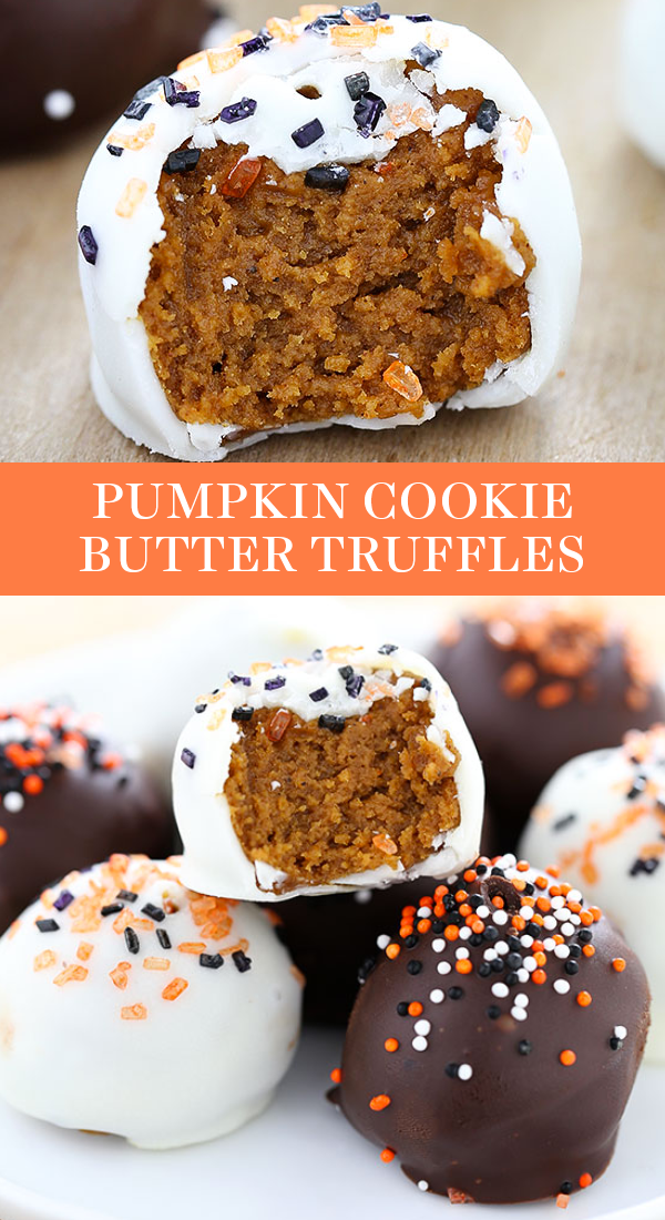 Pumpkin Cookie Butter Truffles -   19 thanksgiving desserts easy chocolate ideas