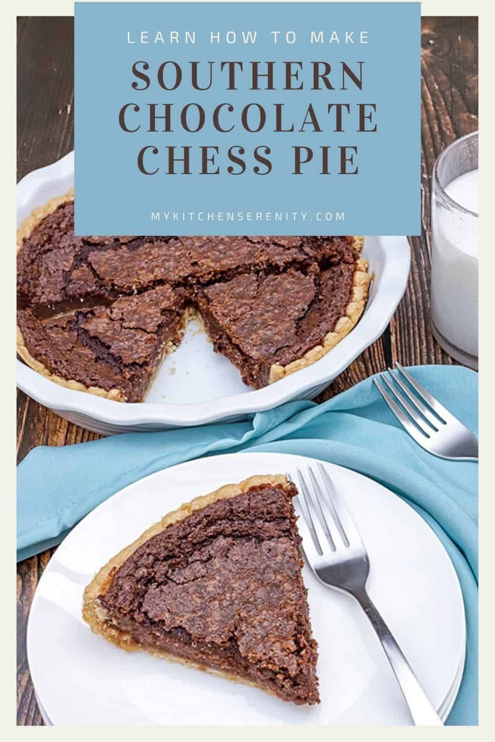 Easy Chocolate Chess Pie -   19 thanksgiving desserts easy chocolate ideas