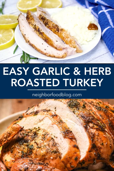 Easy Garlic and Herb Roasted Turkey -   19 thanksgiving recipes turkey easy ideas