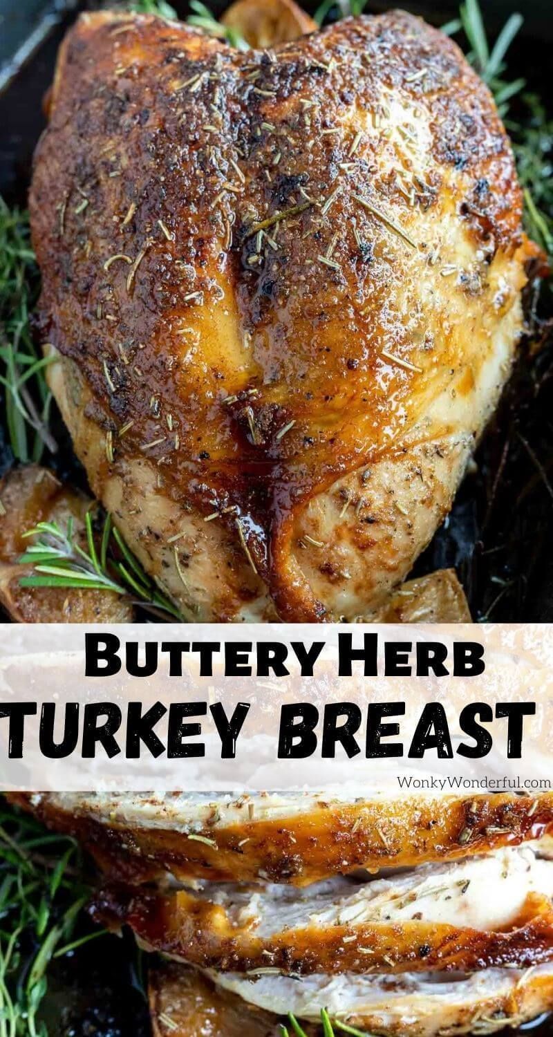 OVEN ROASTED TURKEY BREAST RECIPE + WonkyWonderful -   19 thanksgiving recipes turkey easy ideas