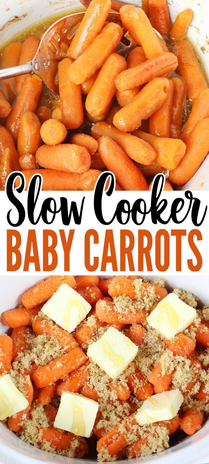 Slow Cooker Baby Carrots Recipe -   19 thanksgiving side dishes crockpot ideas