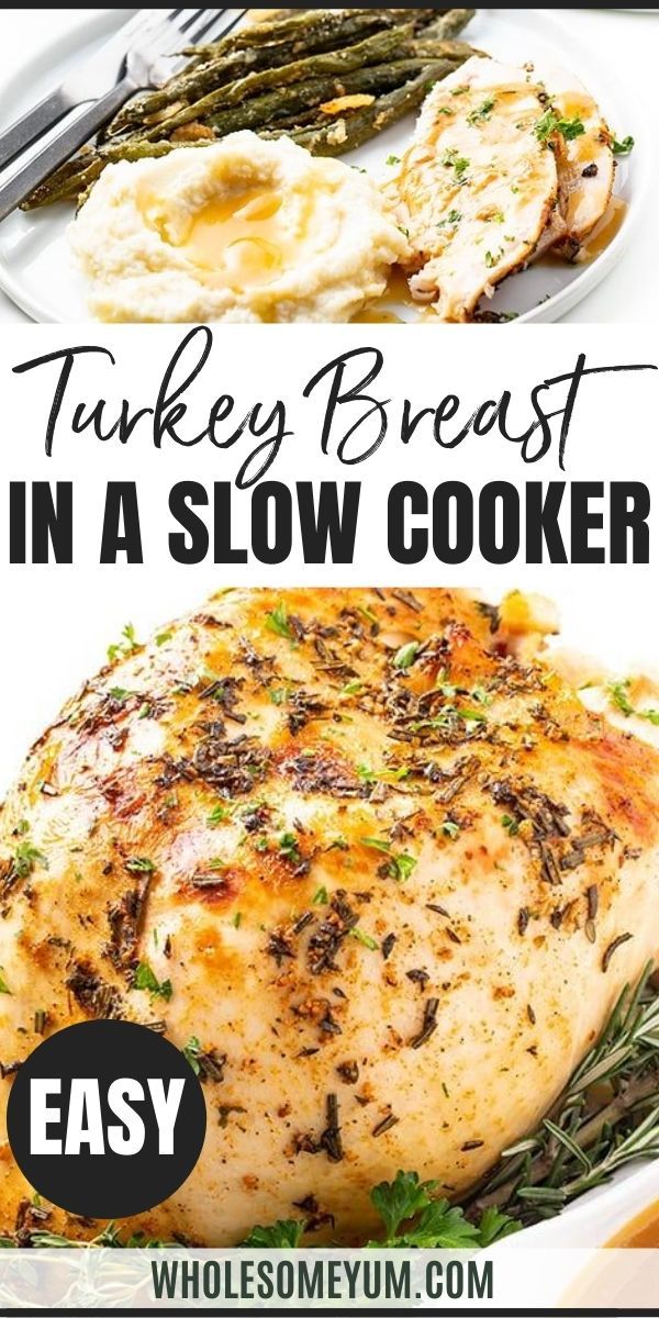 Crock Pot Slow Cooker Turkey Breast Recipe -   19 turkey breast recipes crock pot ideas
