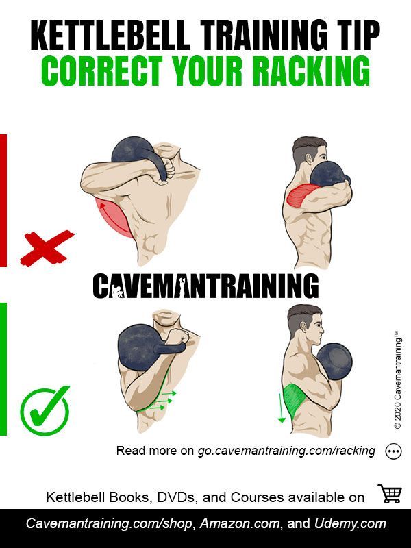 Kettlebell Training Tip: Correct Your Rack -   24 fitness Training squat ideas