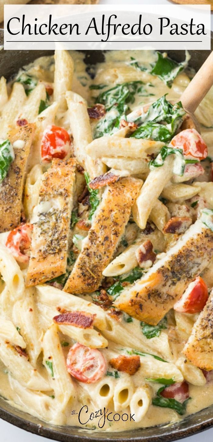 Chicken Alfredo Pasta -   25 dinner recipes for family main dishes chicken breasts ideas